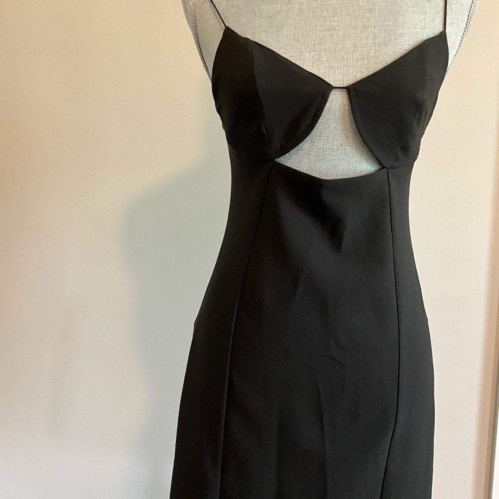 TOPSHOP Mini Black Dress